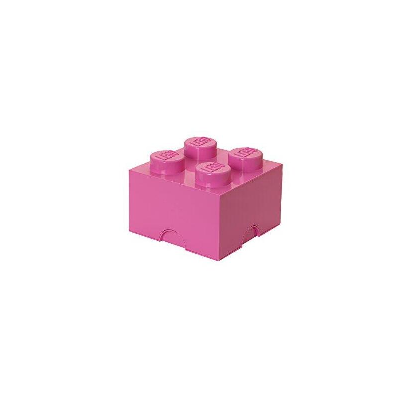 Room copenhagen lego storage brick 4 rosa, caja de almacenamiento (rosado)