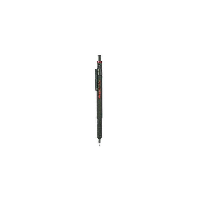 Rotring portaminas mina fina 600 verde oscuro metalizado 0,5mm caja regalo