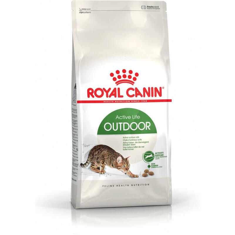 Royal canin active life outdoor alimento seco para gatos adulto aves 4 kg