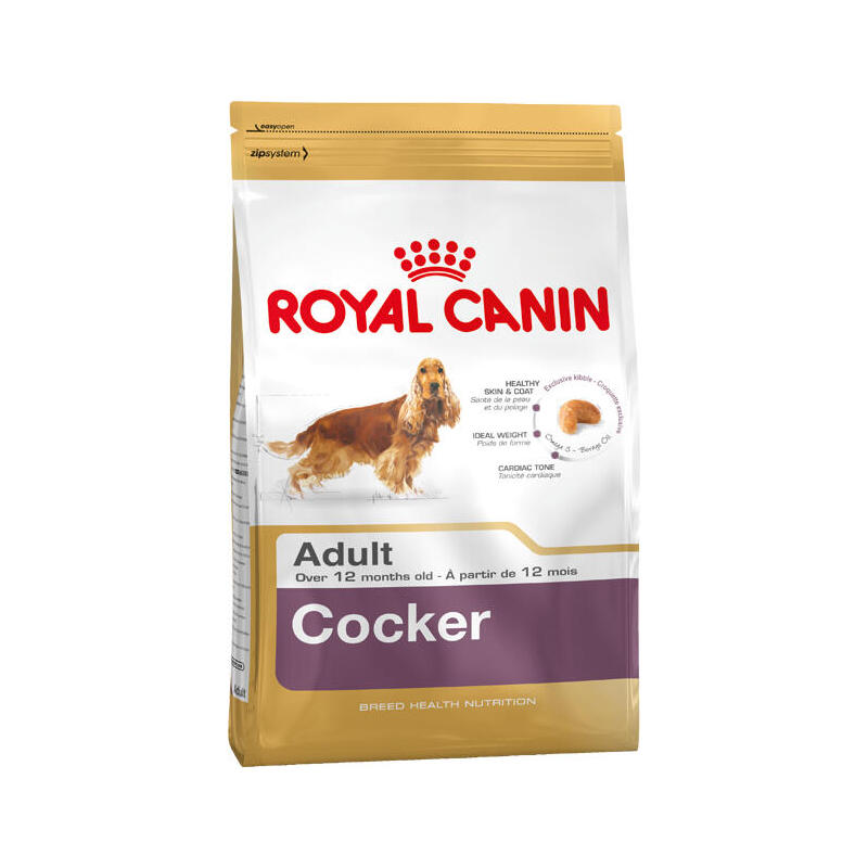Royal canin cocker adult adulto maÍz, aves, arroz 12 kg