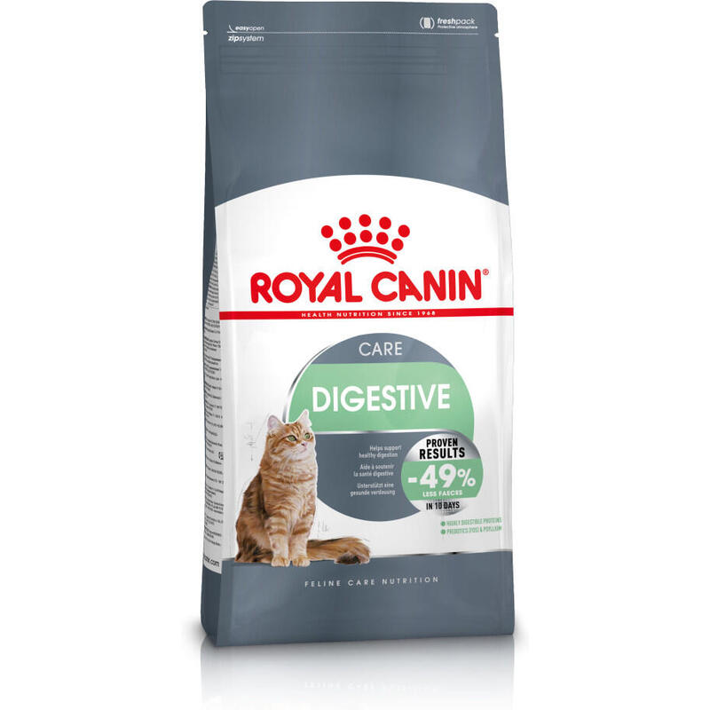 Royal canin digestive care alimento seco para gatos adulto pescados, aves, arroz, vegetal 4 kg