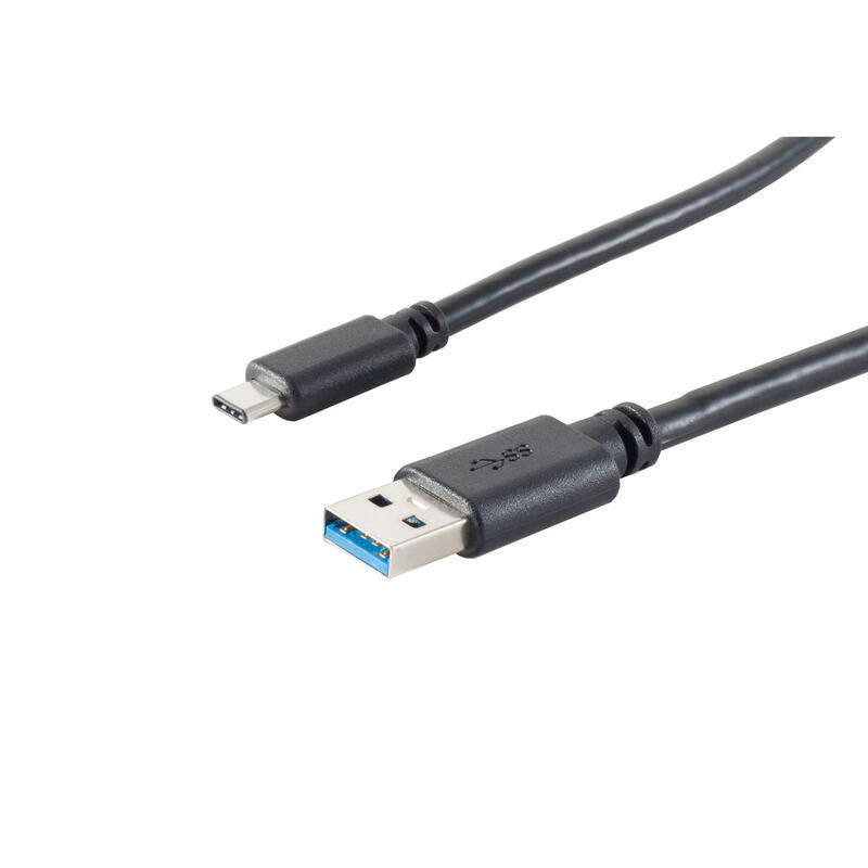 S-conn 13-31045 cable usb 3 m usb 3.2 gen 1 (3.1 gen 1) usb a usb c negro