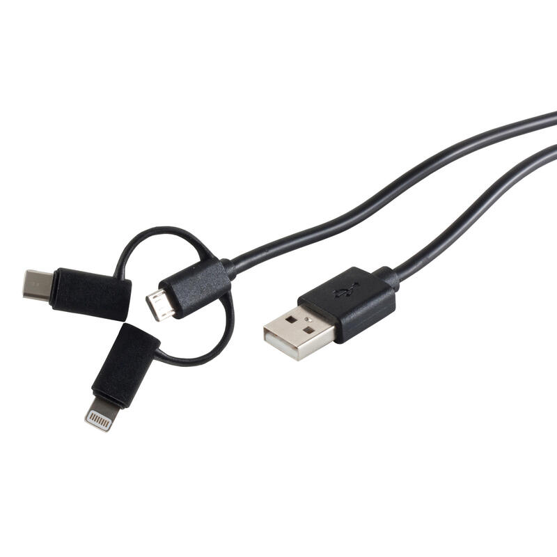 S-conn 14-15035 cable usb 2 m usb 2.0 usb a negro
