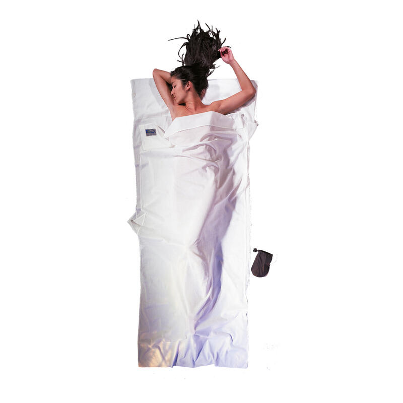Saco de dormir cocoon ect13  adulto  rectangular algodÓn blanco
