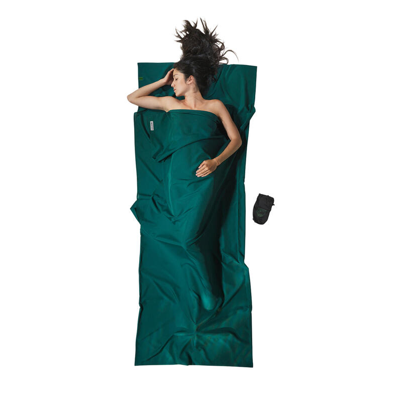 Saco de dormir cocoon travelsheet  rectangular poliÉster verde