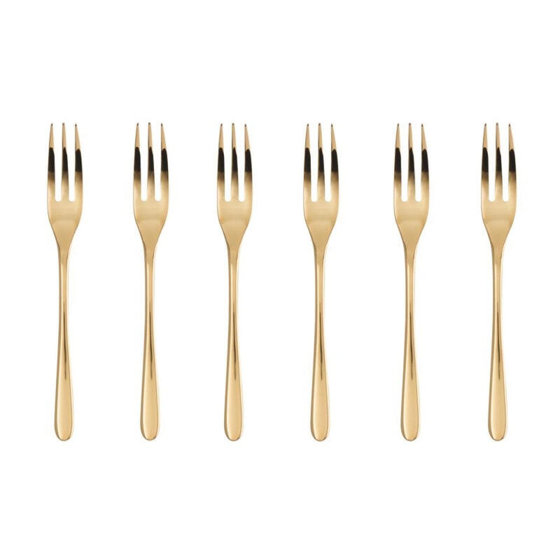 Sambonet taste pvd 6 cake forks set
