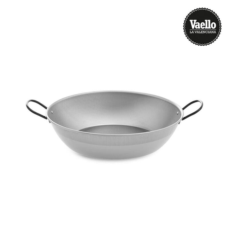 Sarten honda pulida con asas Ø30cm. vaello