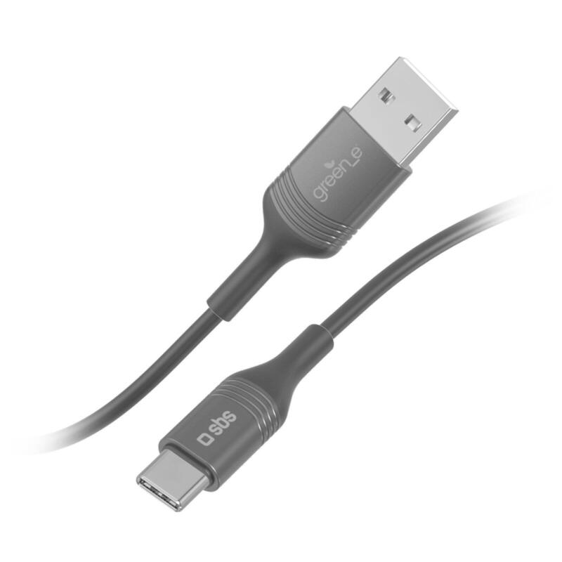 Sbs grecableusbtck cable usb 1,2 m usb a usb c negro