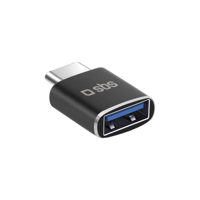 Sbs teadapttcusb cambiador de gÉnero para cable usb-c usb-a negro
