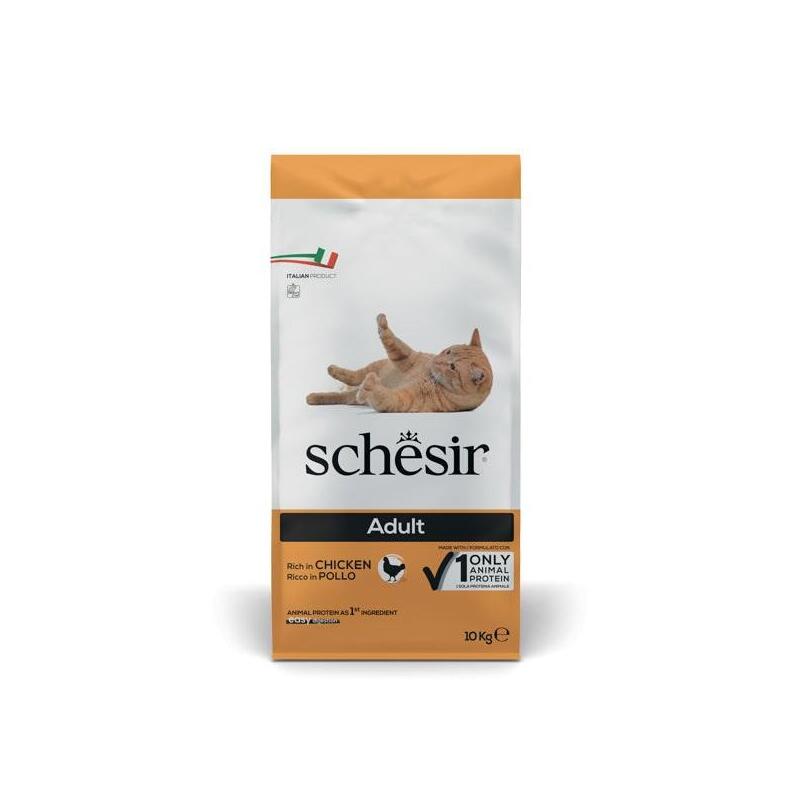 Schesir adult rich in chicken – dry cat food – 10kg