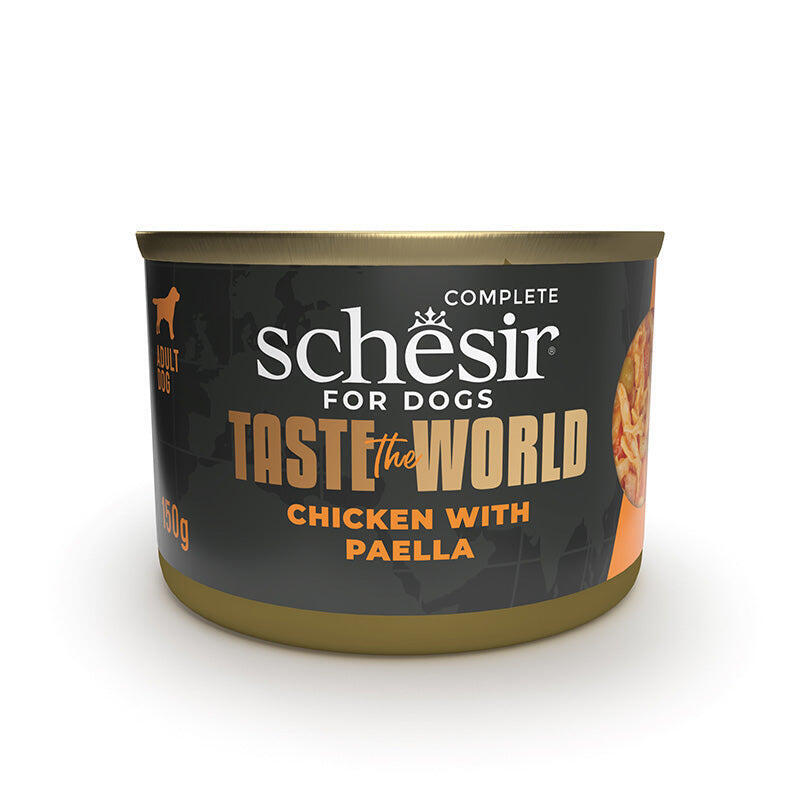 Schesir taste the world chicken paella – wet dog food – 150g