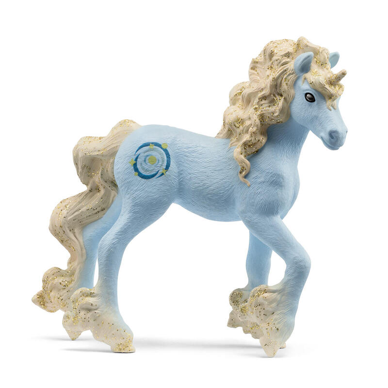 Schleich bayala unicornio coleccionable vialactea, figura de juguete 70799