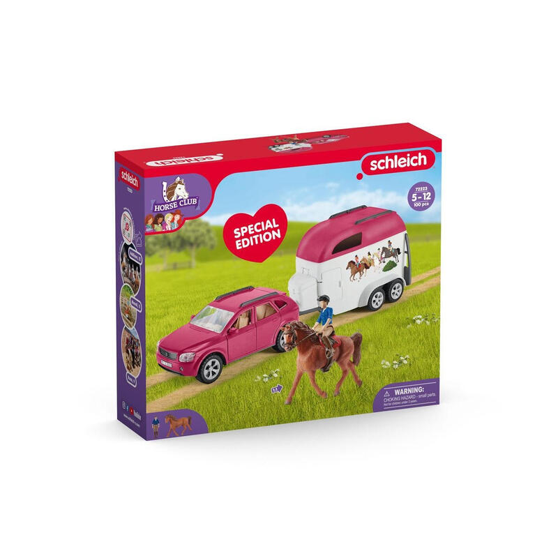 Schleich horse club – set básico para montar a caballo 72222