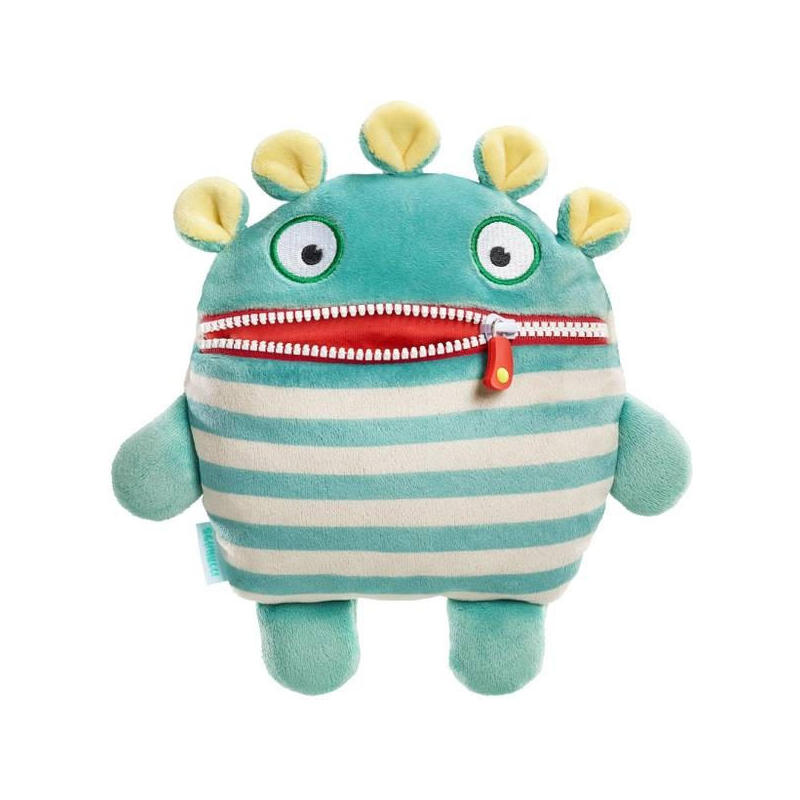 Schmidt games sorgenfresser schnulli, peluche verde claro / crema, 24 cm