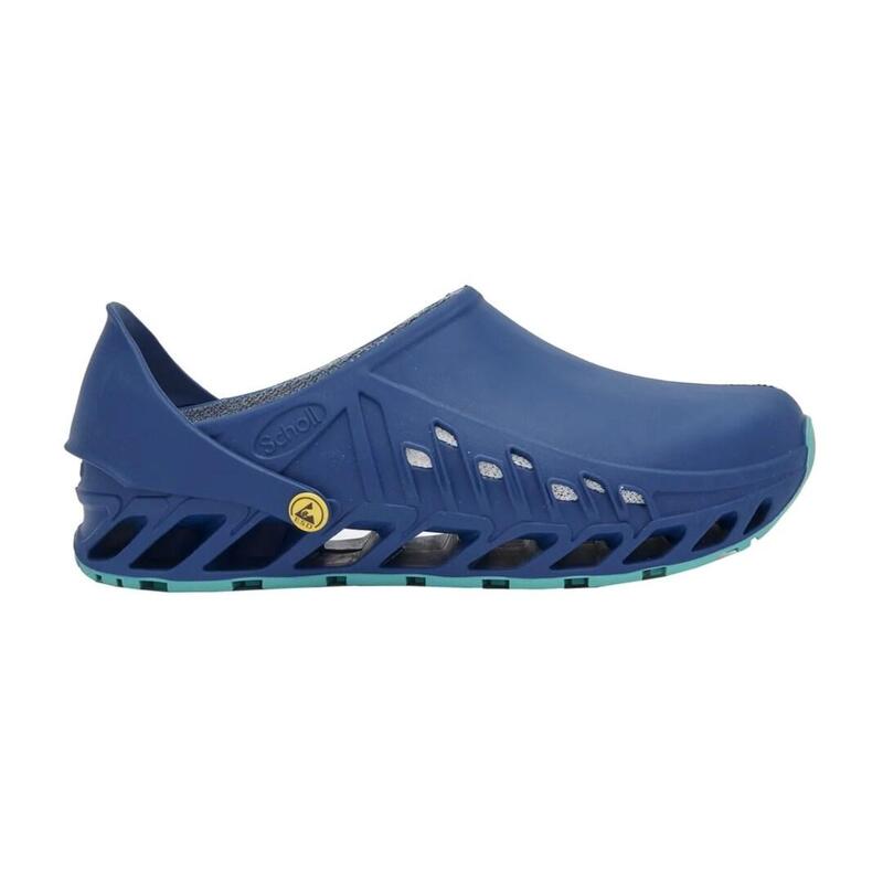 Scholl evoflex  – zuecos unisex azul marino, talla 37