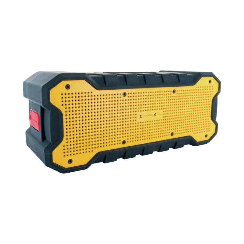 Schwaiger altavoz bluetooth 5.0 ip67, 2x6w, negro / amarillo
