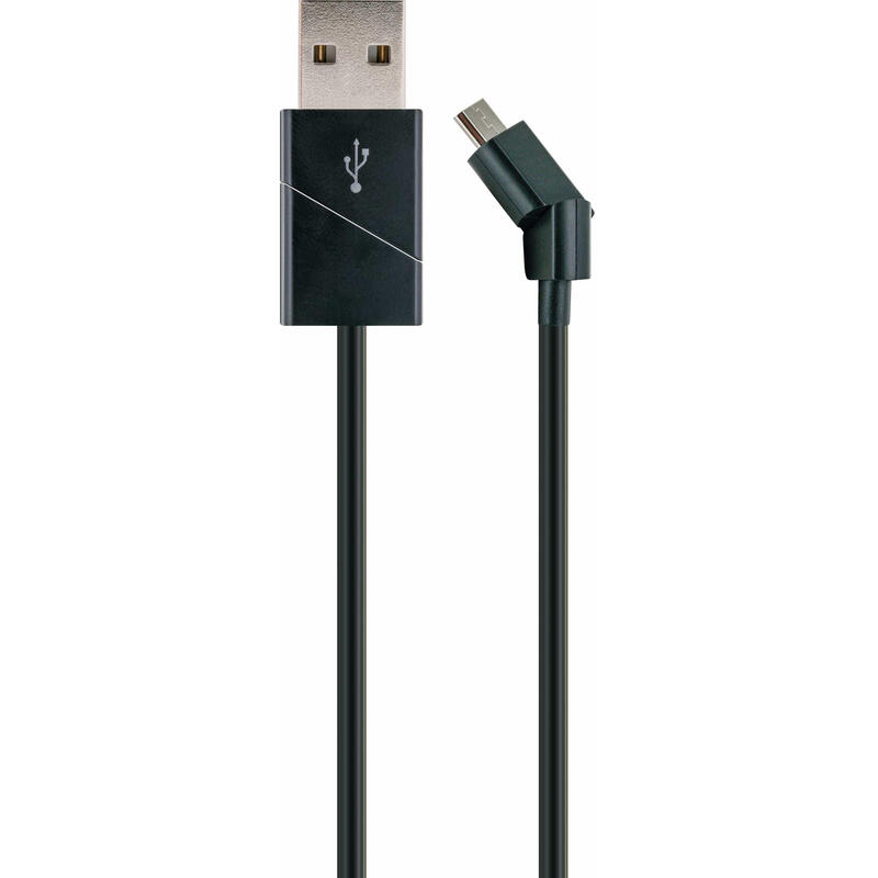 Schwaiger cable usb 2.0 – usb 2.0 micro b st., 1.2m, negro