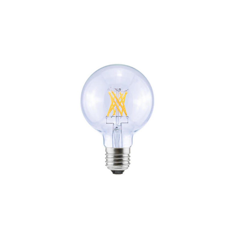 Segula led globe 80 klar e27 6,5w 2700k dimmbar