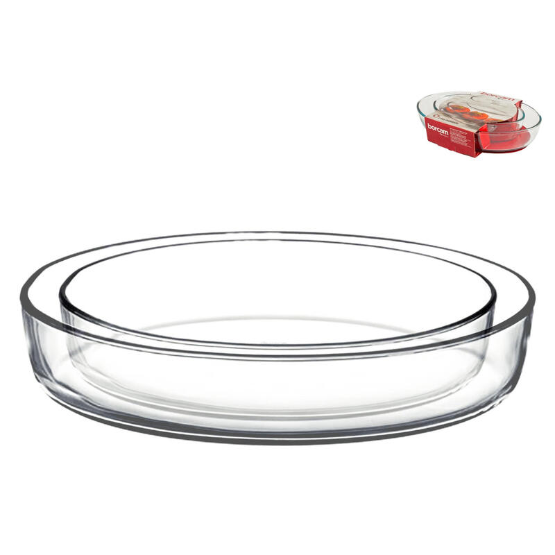 Set 2 bandejas ovaladas para horno