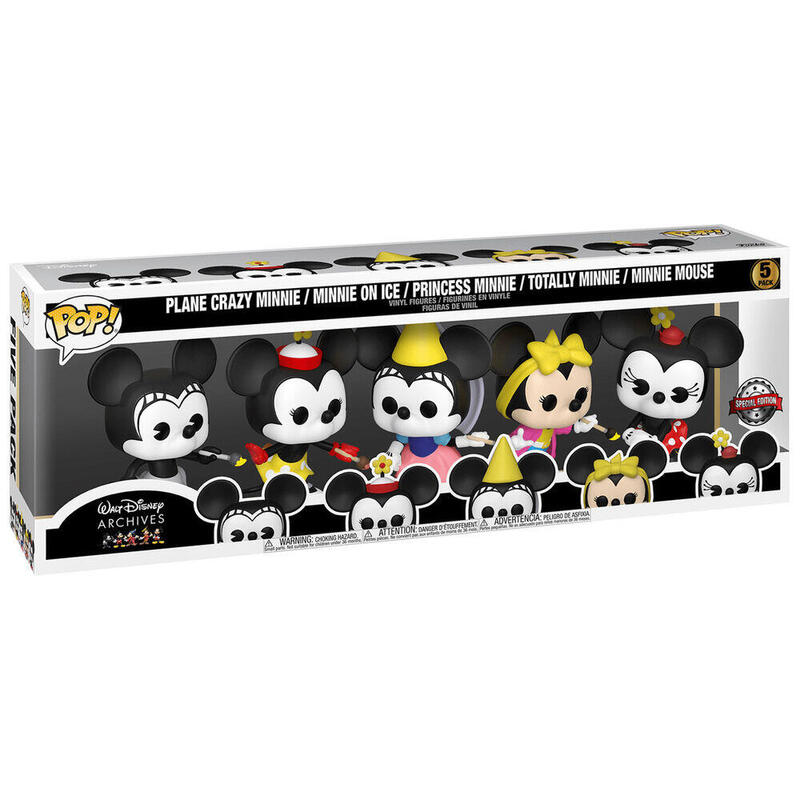 Set 5 figuras pop disney minnie mouse exclusive