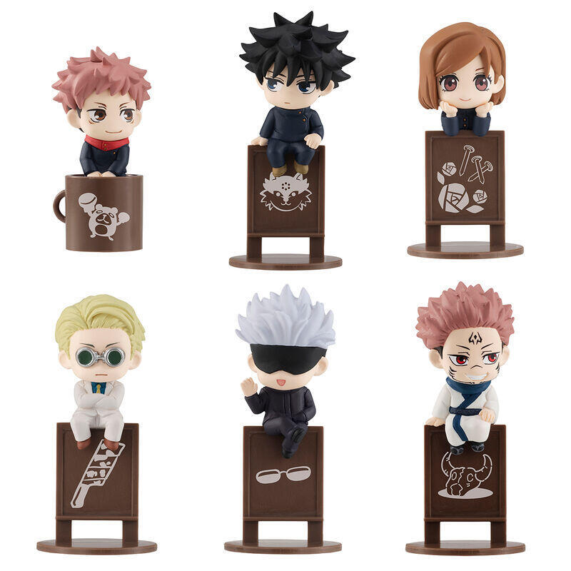Set 6 figuras ochatomo series jujutsu kaisen 3,5cm