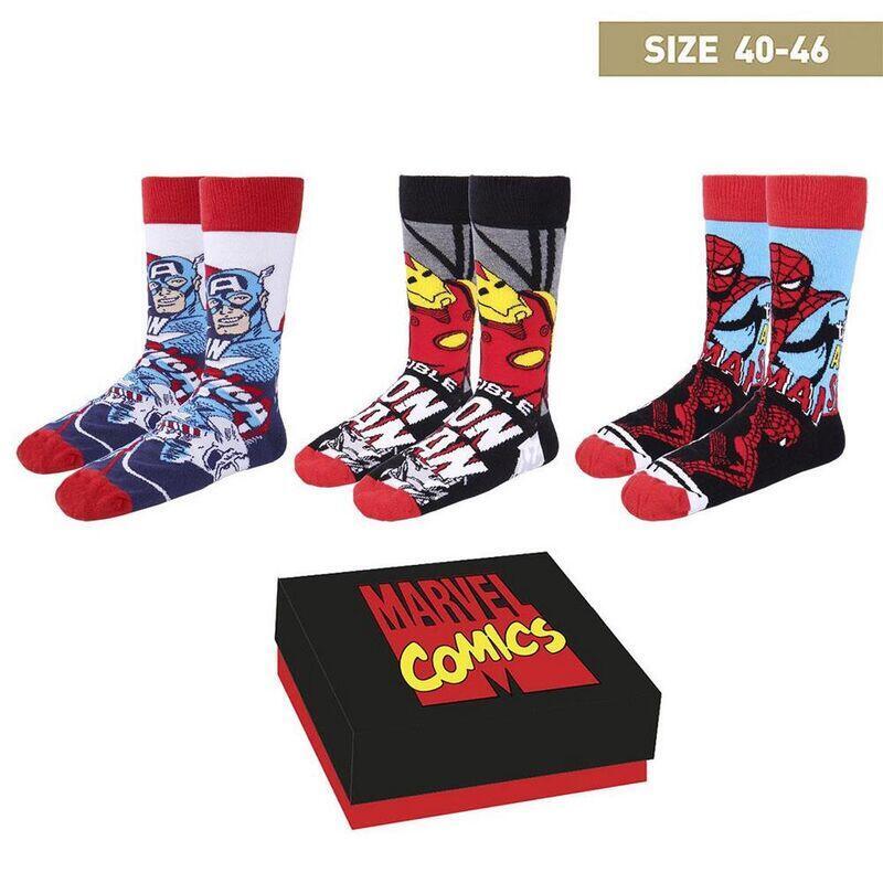 Set de calcetines marvel vengadores 36-41