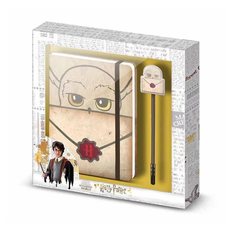 Set diario + boligrafo hedwig harry potter