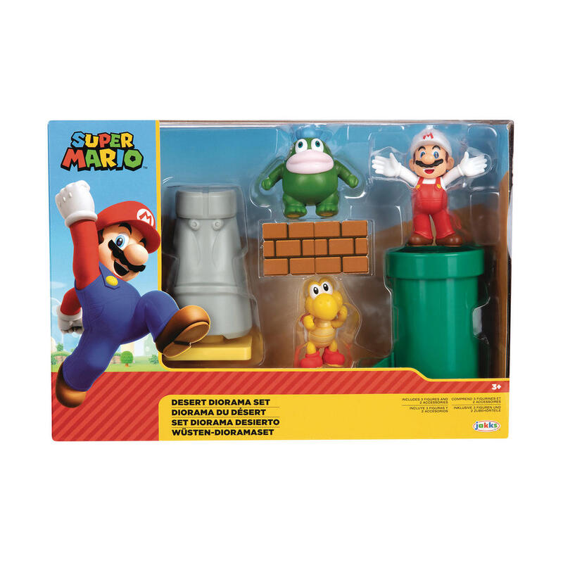 Set diorama desert super mario bros 6cm