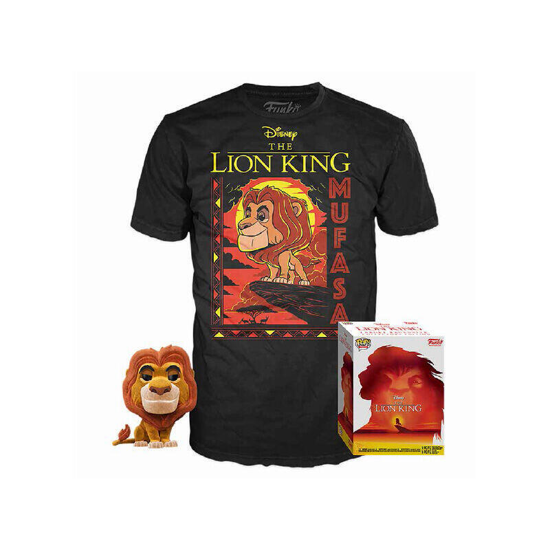 Set figura pop &38, tee disney el rey leon mufasa