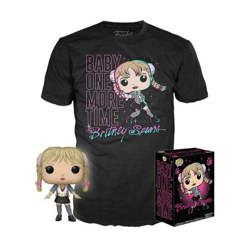 Set figura pop & tee britney spears one more time exclusive talla m