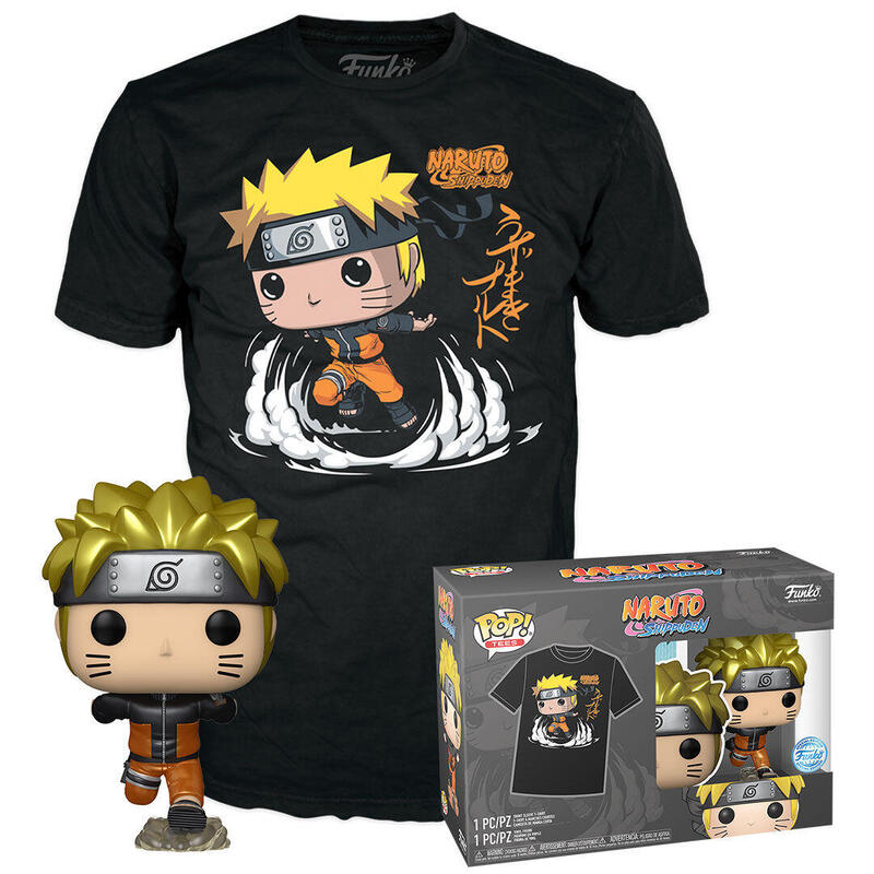 Set figura pop & tee naruto shippuden exclusive talla l