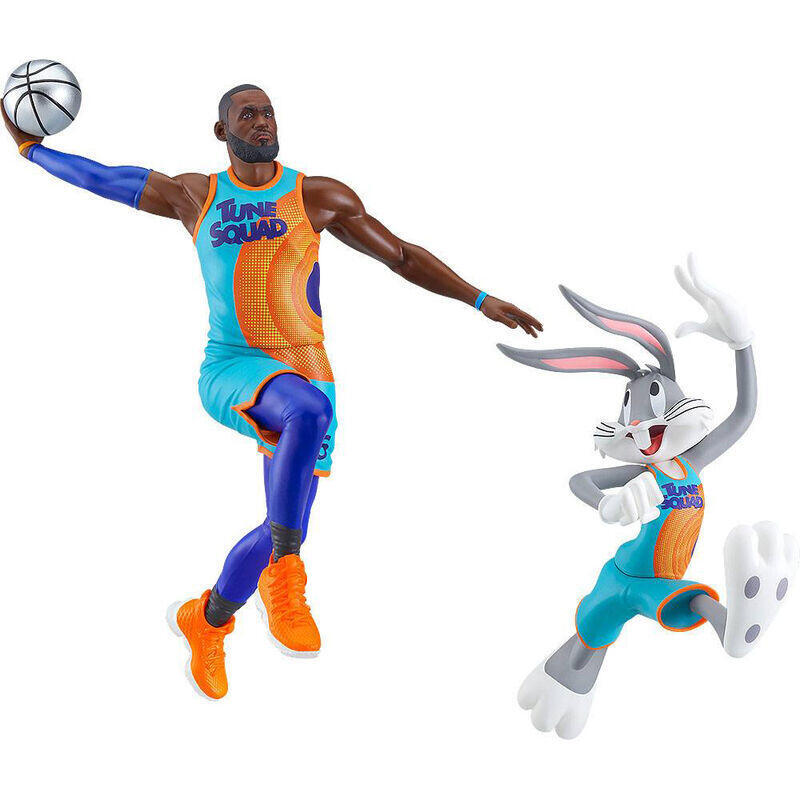 Set figura pop up parade bugs bunny + lebron james a new legacy space jam 21cm