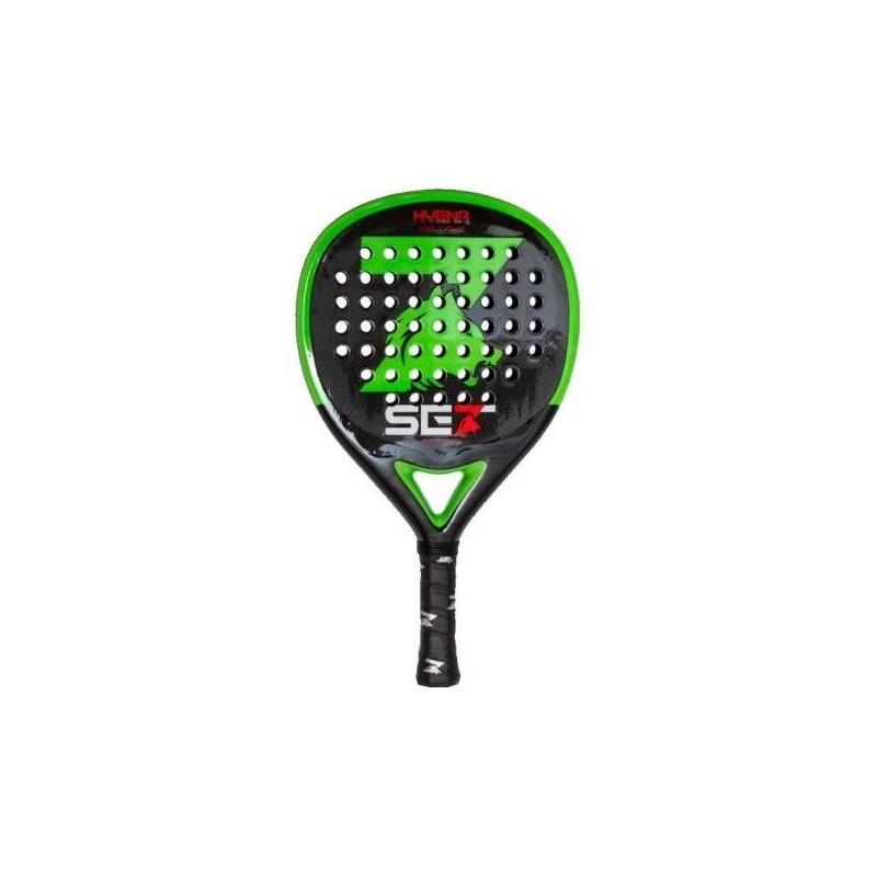 Set hawk pala de padel – forma redonda – marco 100% carbono – cara 100% carbono 3k – nucleo goma eva extra soft