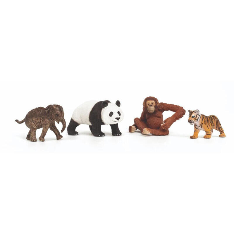 Set inicial schleich wild life «asia», figura de juguete 42736