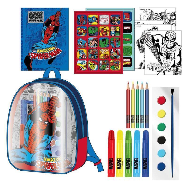 Set papeleria mochila vengadores avengers marvel