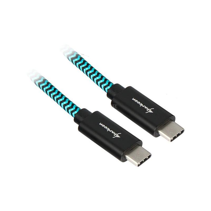 Sharkoon cable conector usb-c 3.2 conector usb-c (alu + trenza) 4,04495e+12