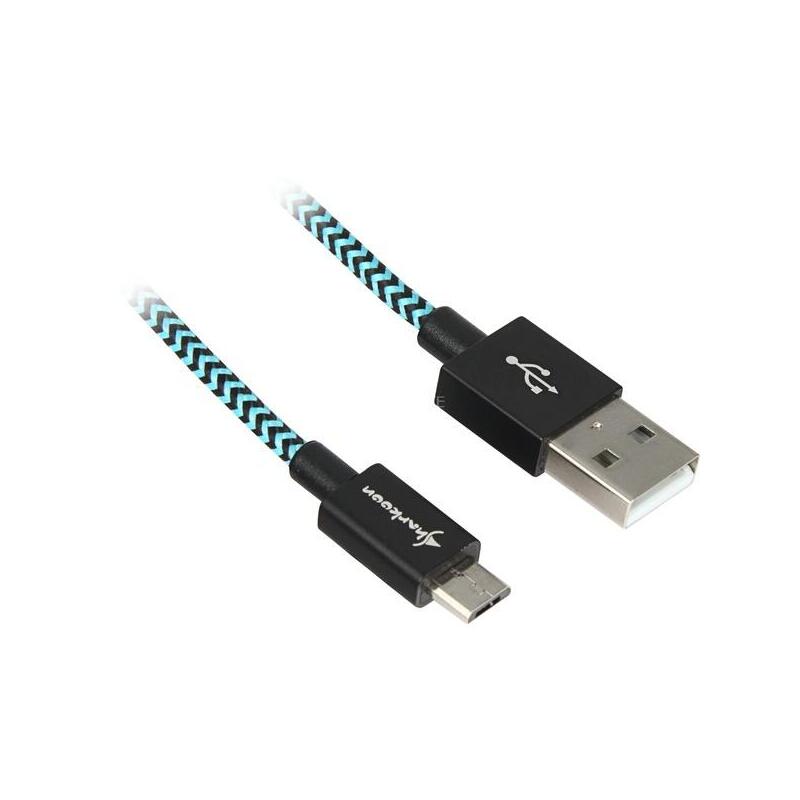 Sharkoon usb 2.0 cable, usb-a stecker  micro-usb stecker 4044951027071