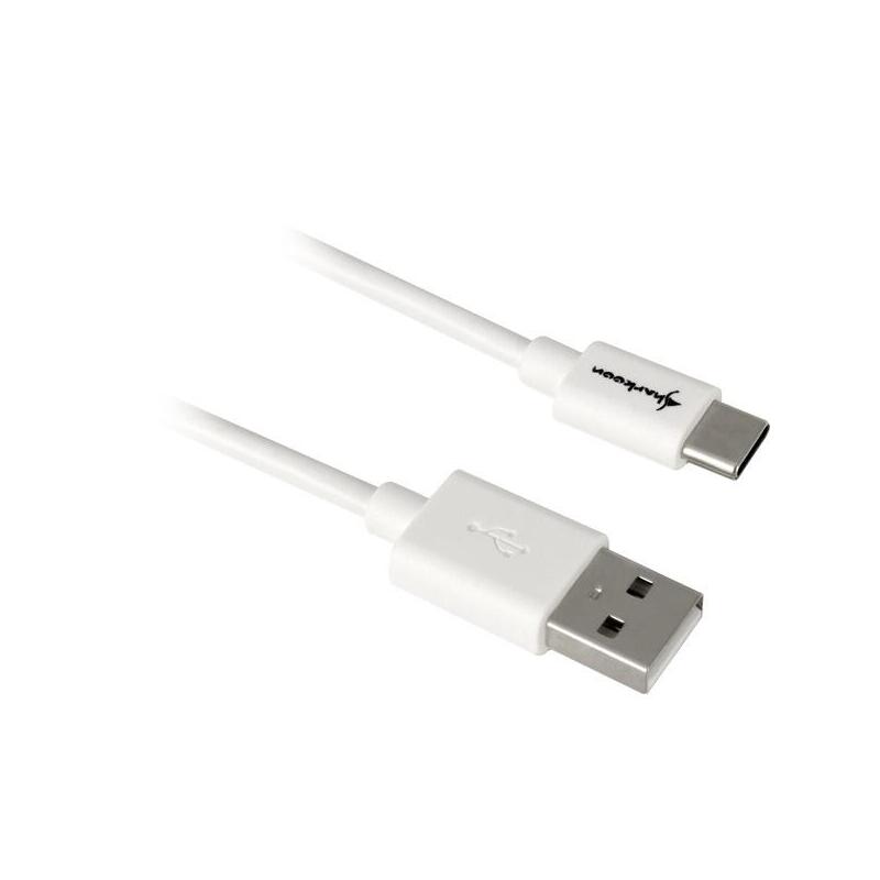 Sharkoon usb 2.0 cable, usb-a stecker  usb-c stecker 4044951021666