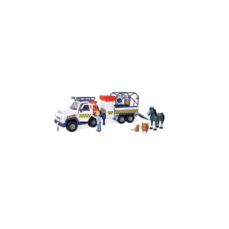 Simba el bombero sam rescate de animales con remolque