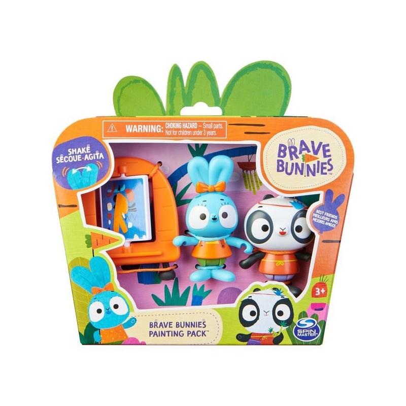 Spin master brave bunnies – pintar con boo bunny y panda 6064186