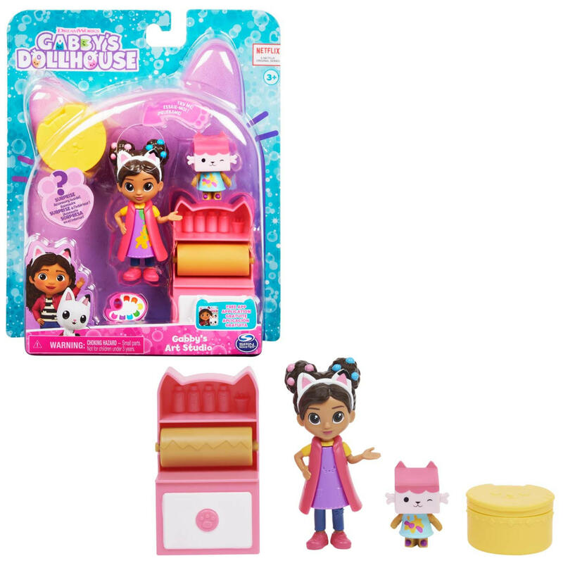 Spin master gabby’s dollhouse craft kit con figura de juguete gabby y baby box 6062025