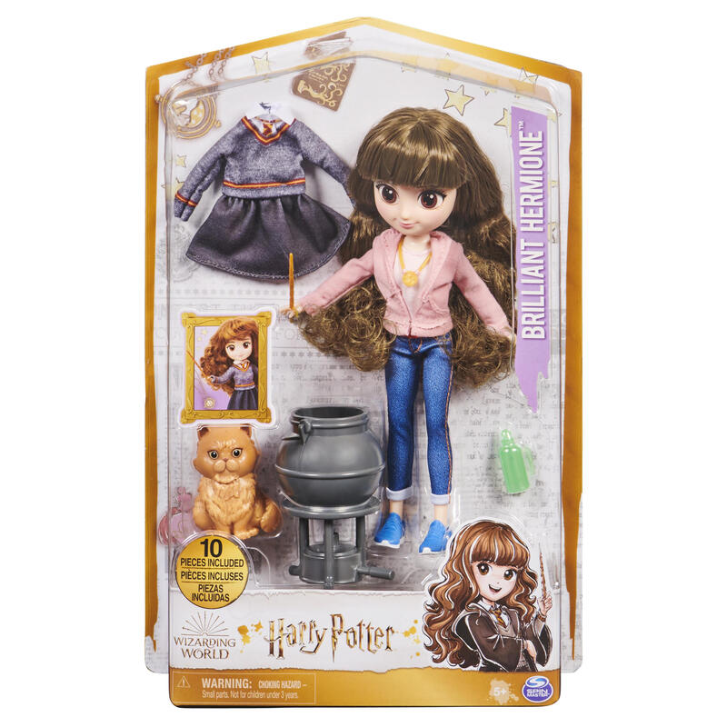Spin master wizarding world harry potter – juego de regalo de muÑeca brilliant hermione granger 6061849