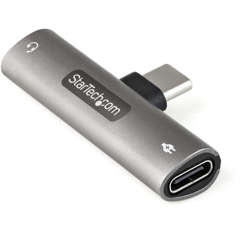 Startech adaptador usb c audio y carga
