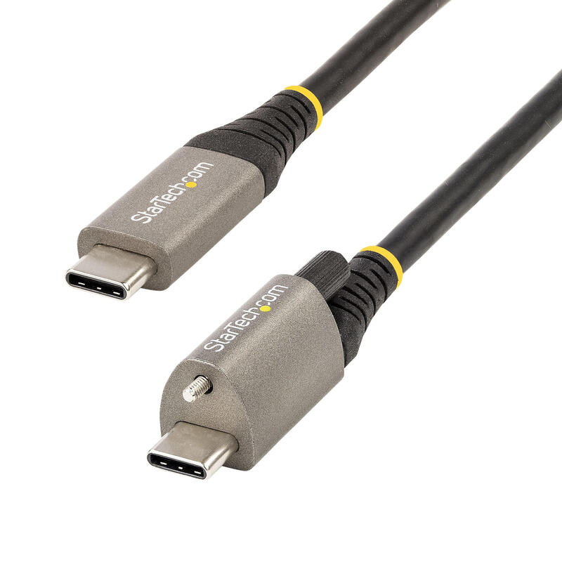 Startech cable 1m usb c con tornillo tipo c 10gb