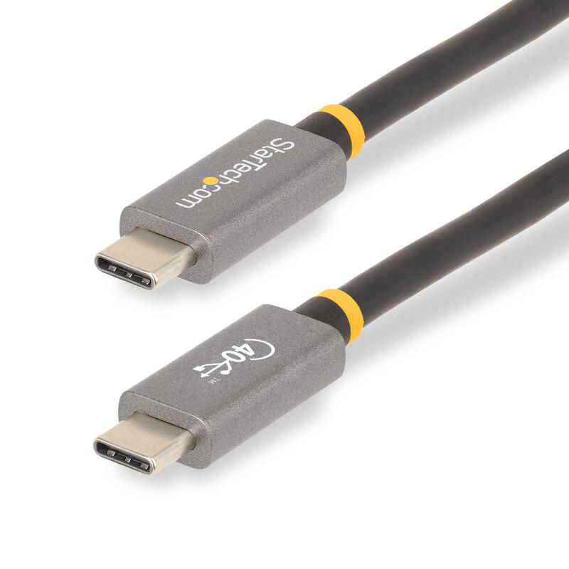 Startech cable de 1m usb4 – cable usb-c certificado por usb-if 40gbps – power delivery pd 100w 8k 60hz