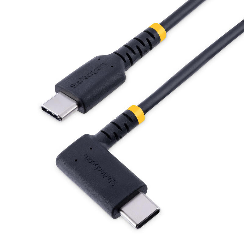 Startech cable usb c acodado pd 60w – 3a – 1m