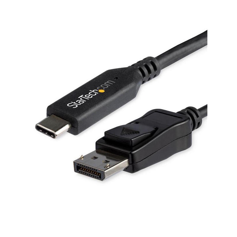 Startech.com cdp2dp146b adaptador de cable de vÍdeo 1,8 m usb tipo c displayport negro