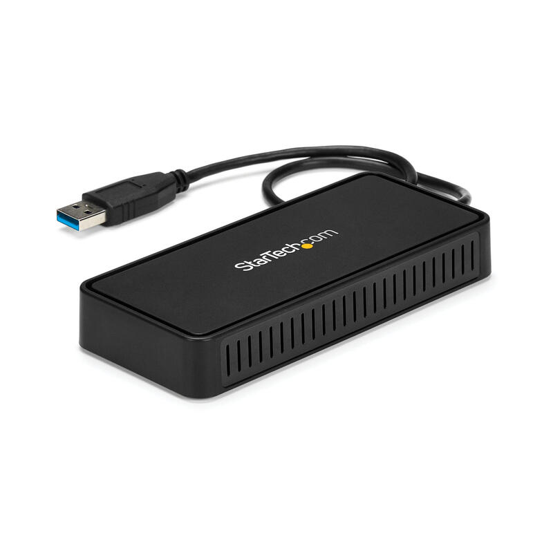 Startech.com mini dock usb a displayport doble con lan gbe – 4k doble de 60hz