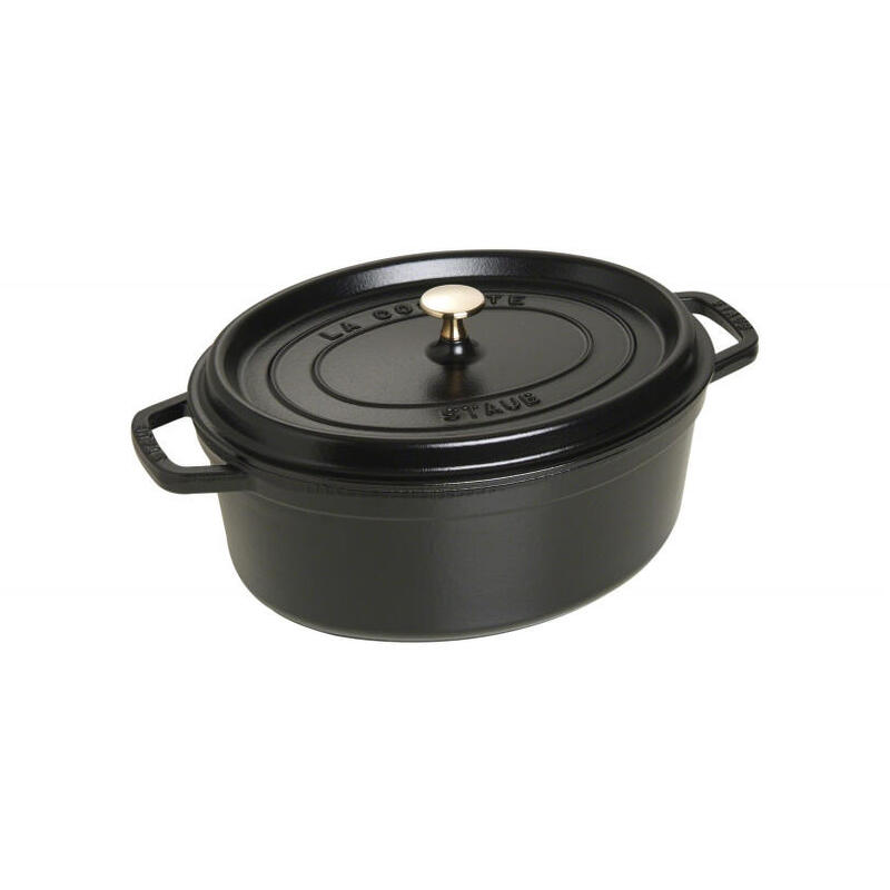 Staub cocotte olla de hierro fundido 5,5 l negro