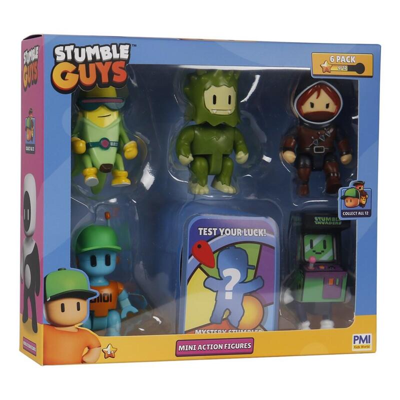 Stumble guys s2 mini action figures – 6 pack deluxe box ver.a